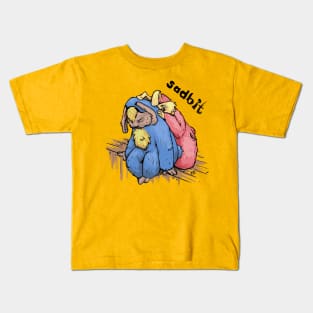 Sadness rabbit Kids T-Shirt